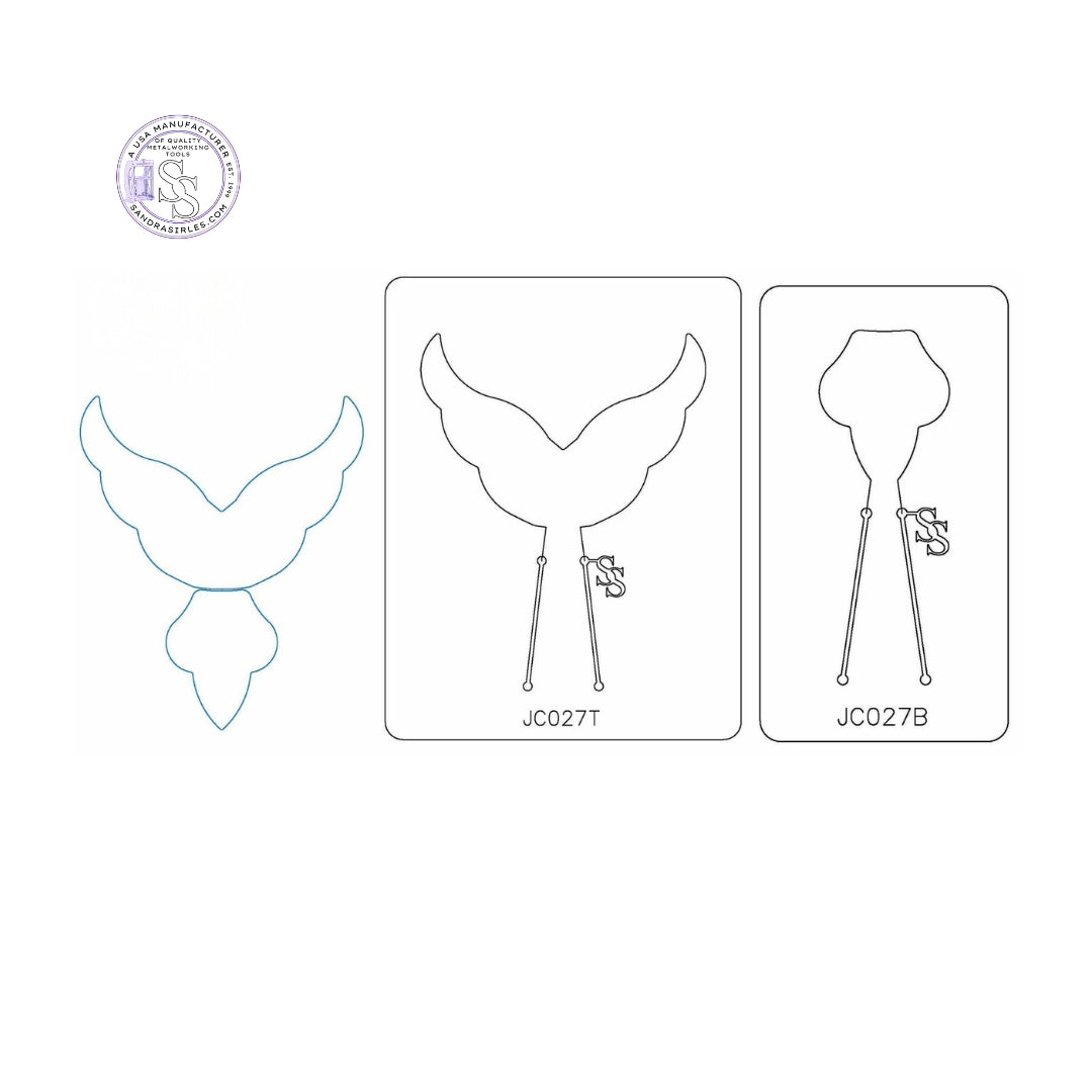 PANCAKE DIE JC027 2 PIECE NECKLACE